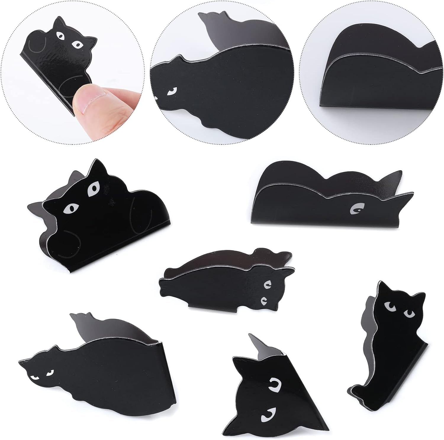 😺6Pcs Cute Cat Magnetic Bookmarks