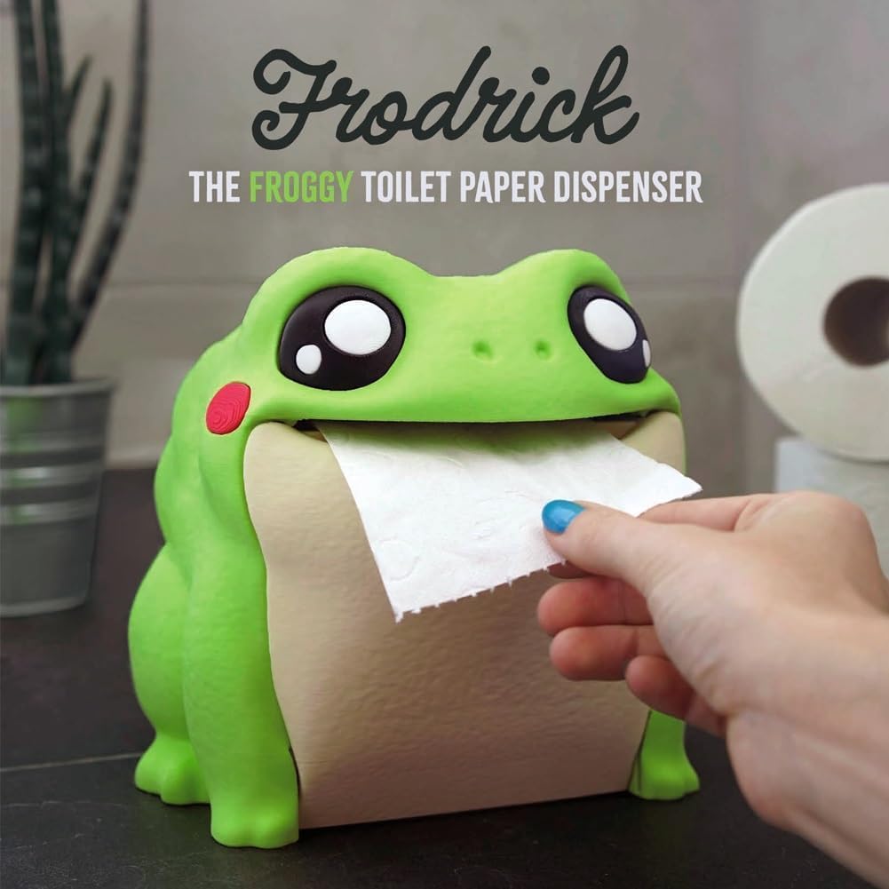 Frodrick The Frog Toilet Paper Dispenser