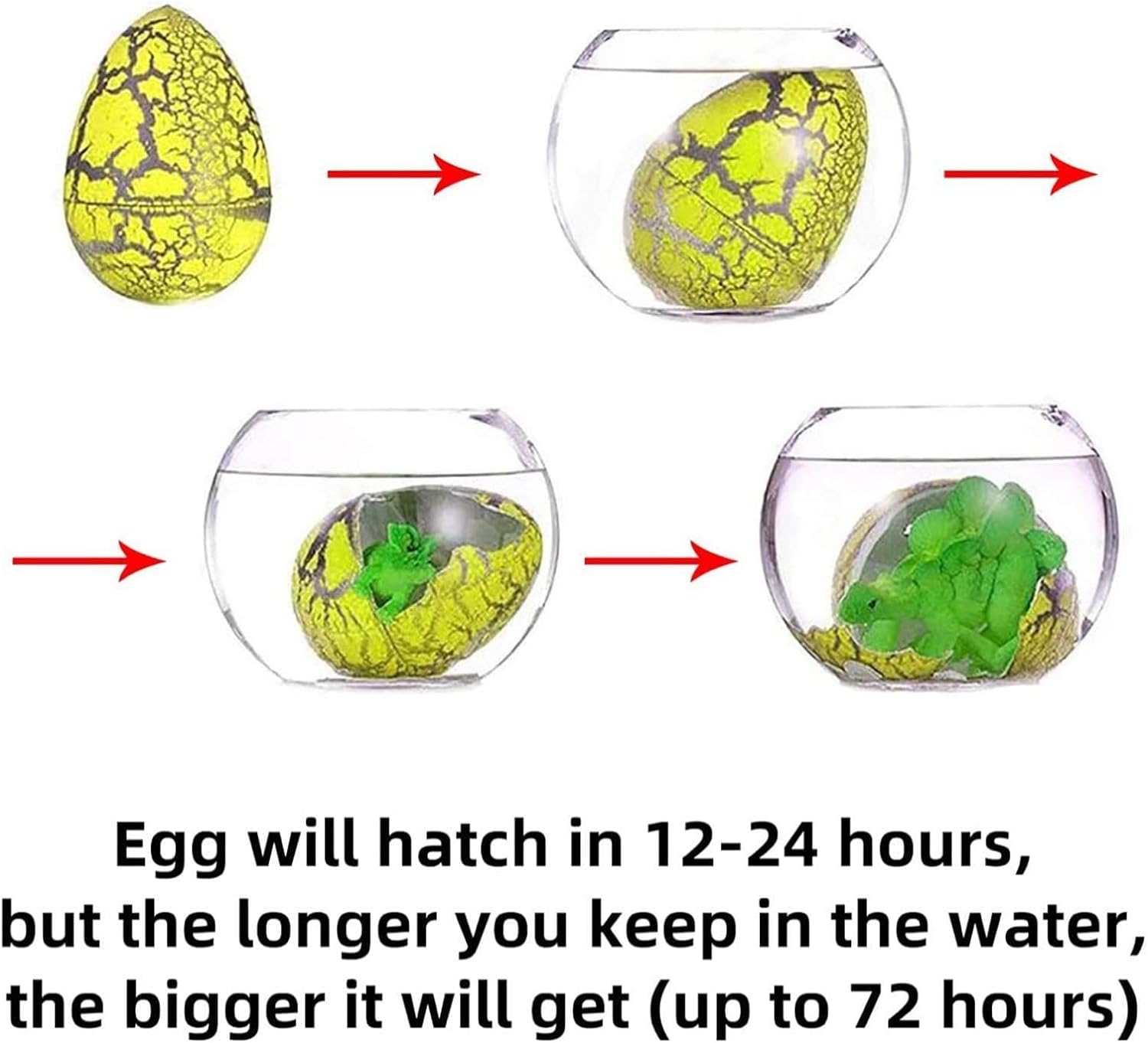 24 Valentines Day Cards with Dinosaur Eggs