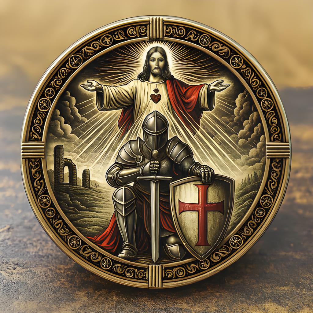 🛡️ Knight Templar Prayer Coin