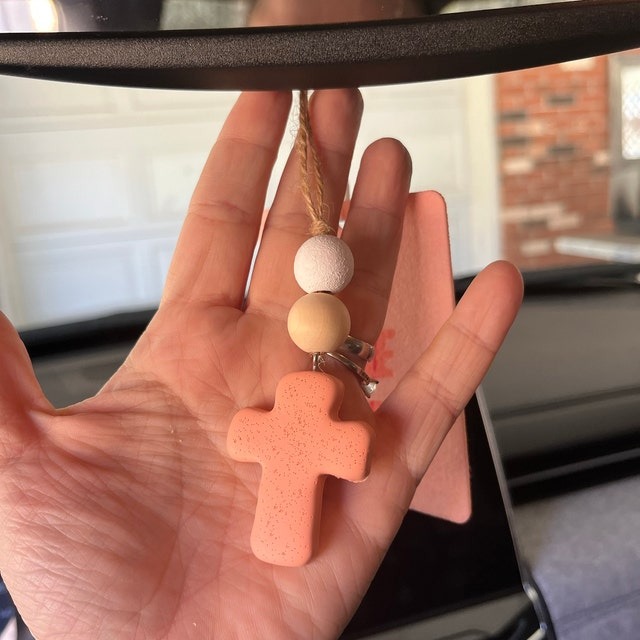 Cross Car Mirror Hangers