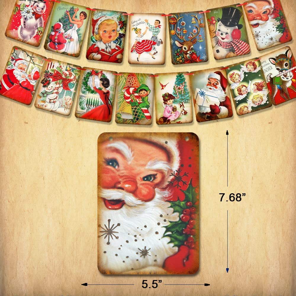 Vintage Style Christmas Banner