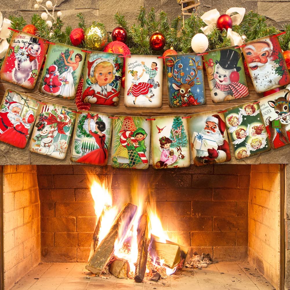 Vintage Style Christmas Banner
