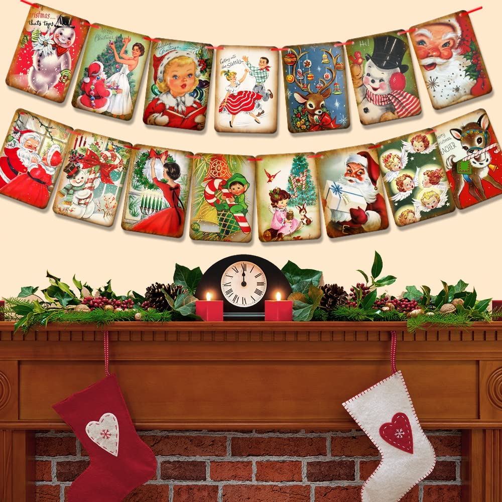Vintage Style Christmas Banner
