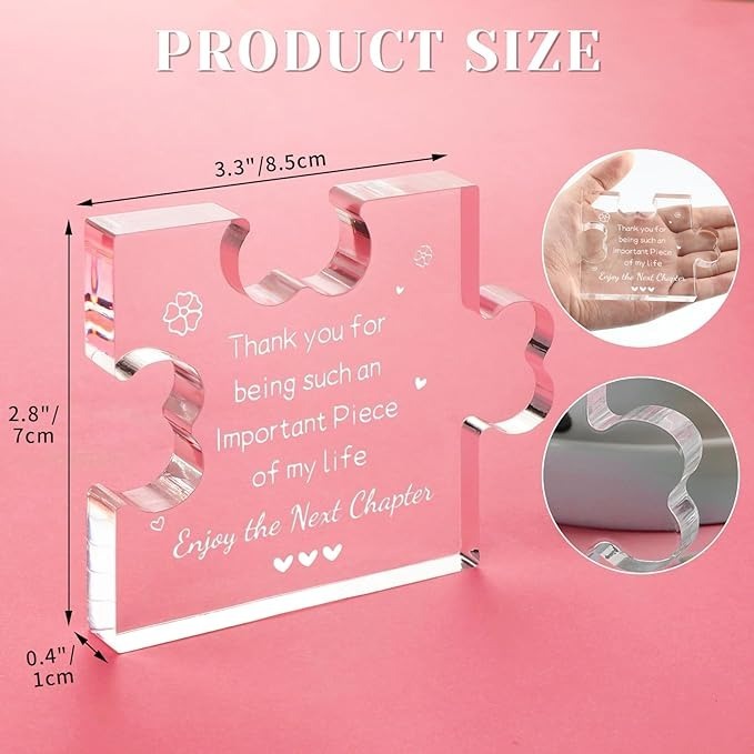 Acrylic Puzzle Ornaments