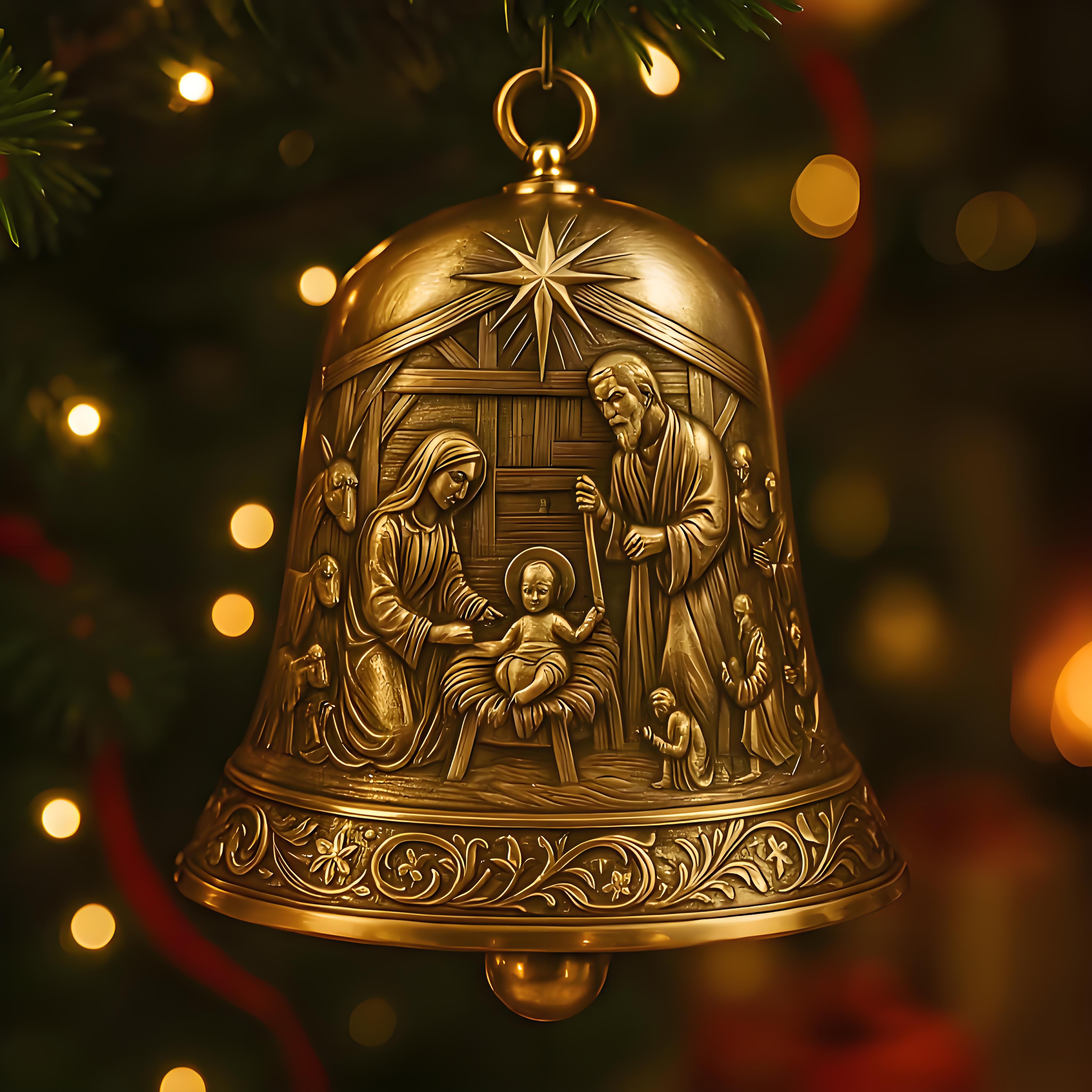 Christian Jesus Bell Ornament