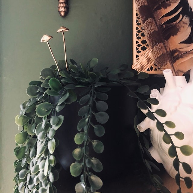 Handcrafted Brass Mushroom