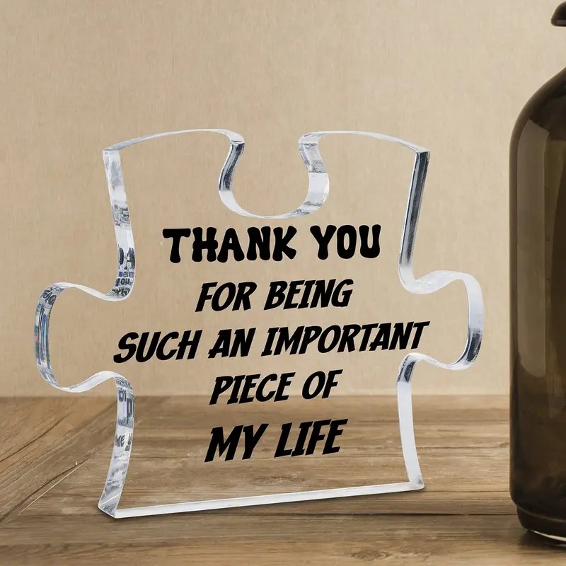 Acrylic Puzzle Ornaments