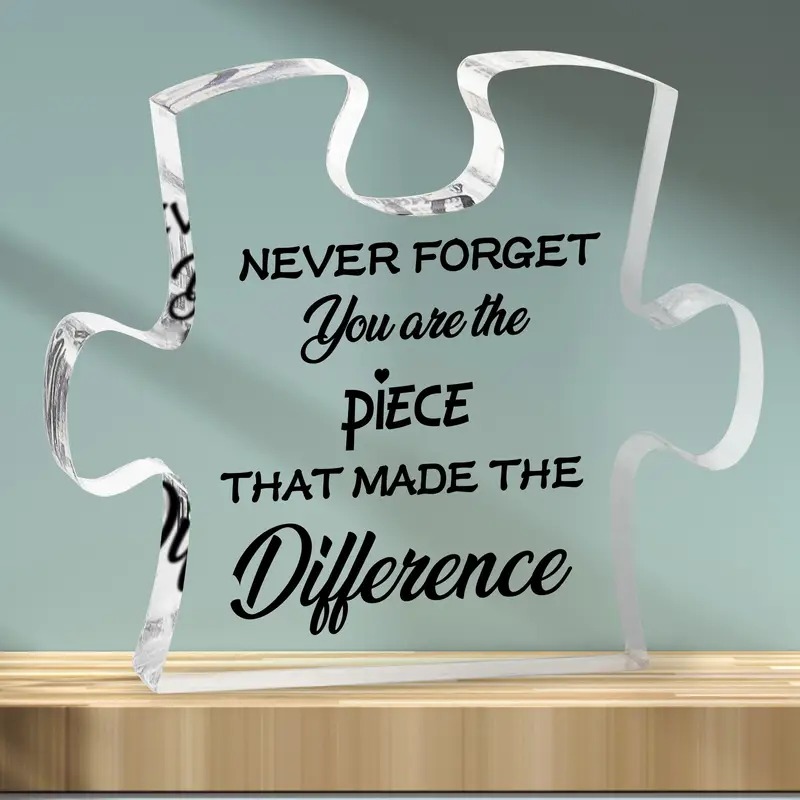 Acrylic Puzzle Ornaments