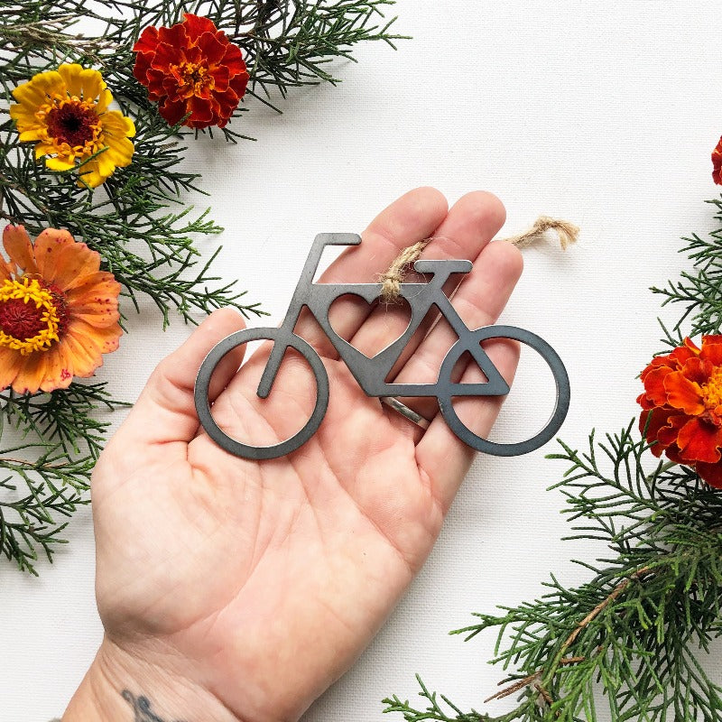 Bicycle Metal Christmas Ornament for Bike Lover