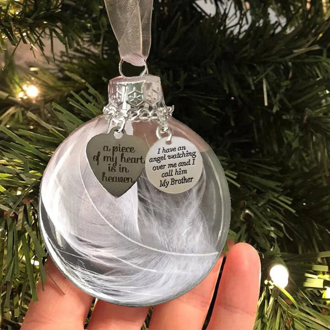 A Piece of My Heart Is In Heaven Memorial Ornament
