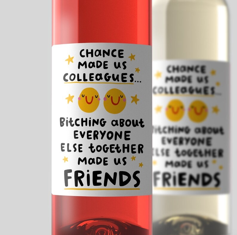 Wise Woman Found Another Job Wine Label