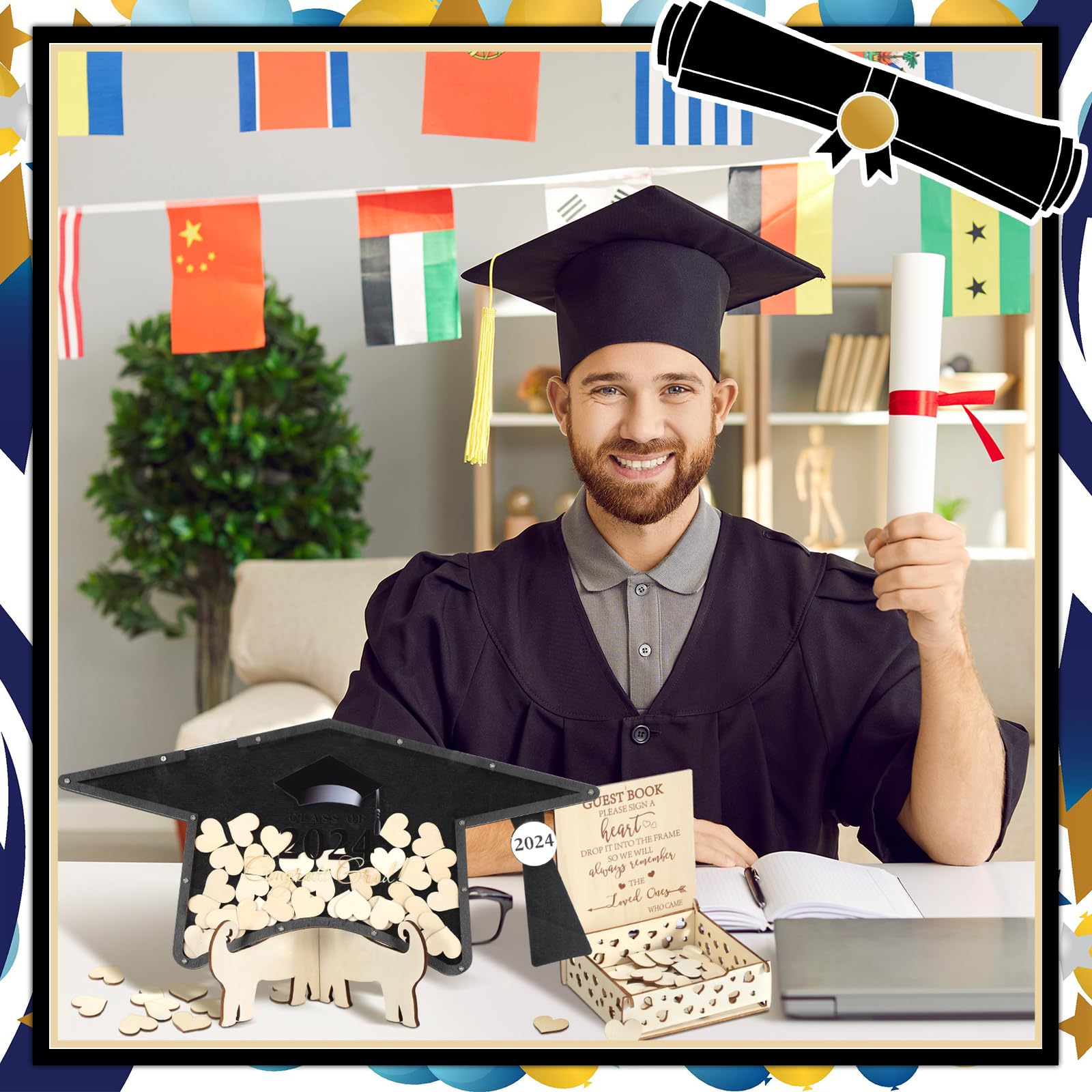 Graduation Guest Book -2024 Alternative Graduation Party Sign