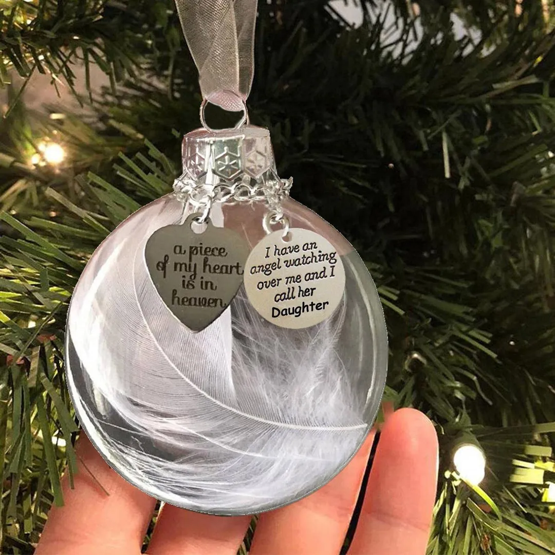 A Piece of My Heart Is In Heaven Memorial Ornament