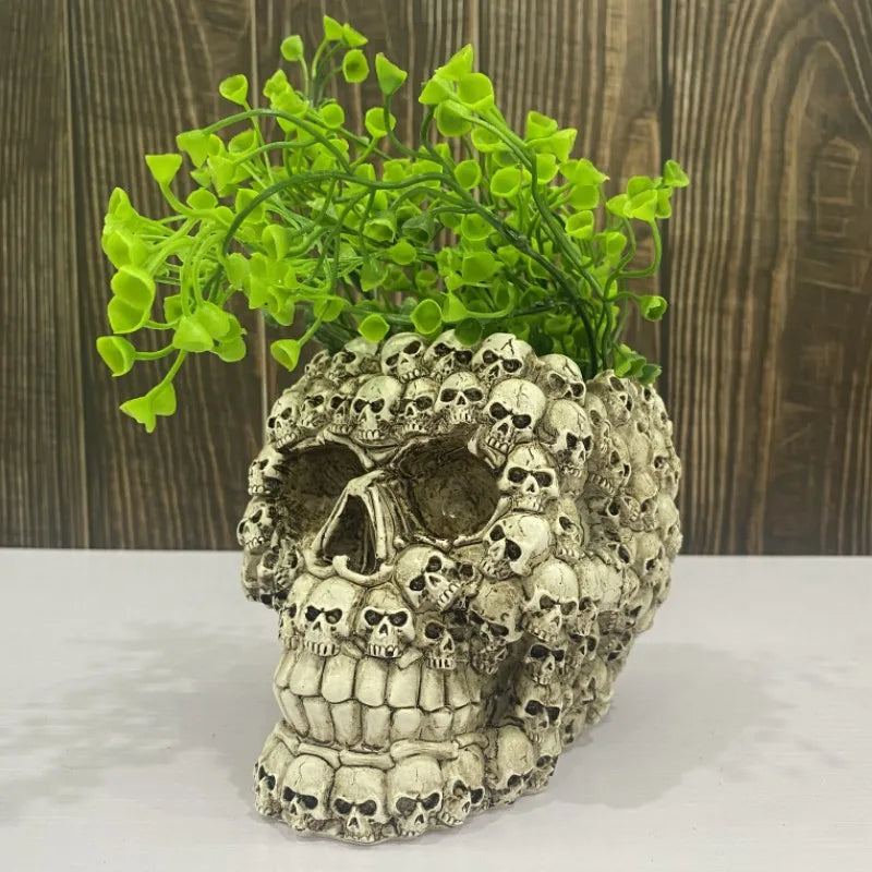 Small Resin Skeleton/Skull Planter