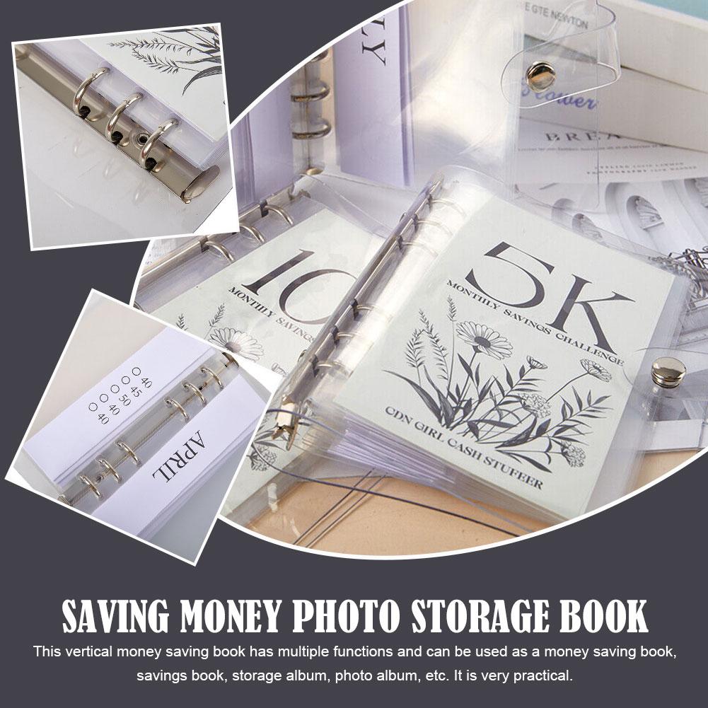 5k/10k/25k Savings Challenges Book 12 Month Money Saving Binder