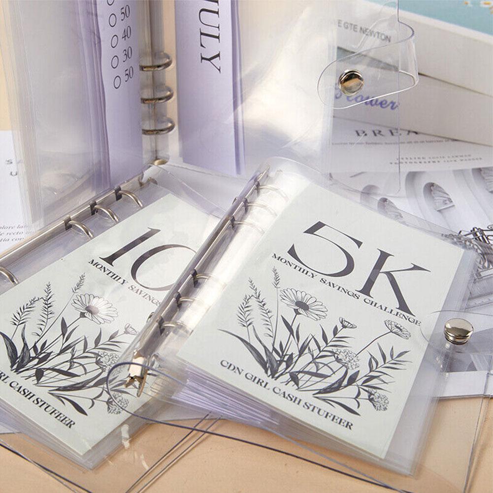 5k/10k/25k Savings Challenges Book 12 Month Money Saving Binder
