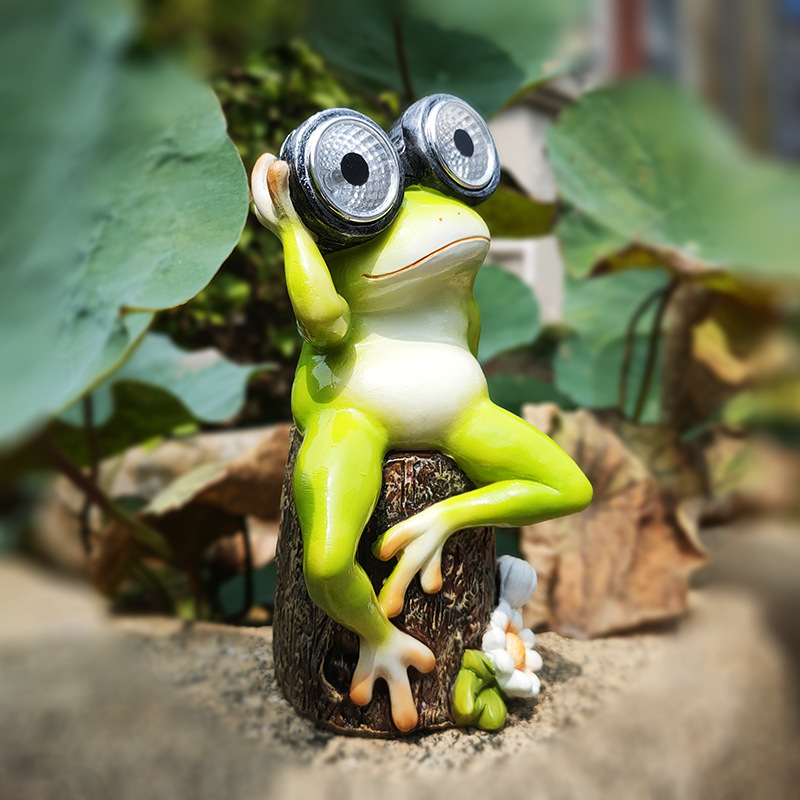🐸FROG TELESCOPE SOLAR LAMP