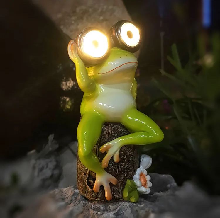 🐸FROG TELESCOPE SOLAR LAMP