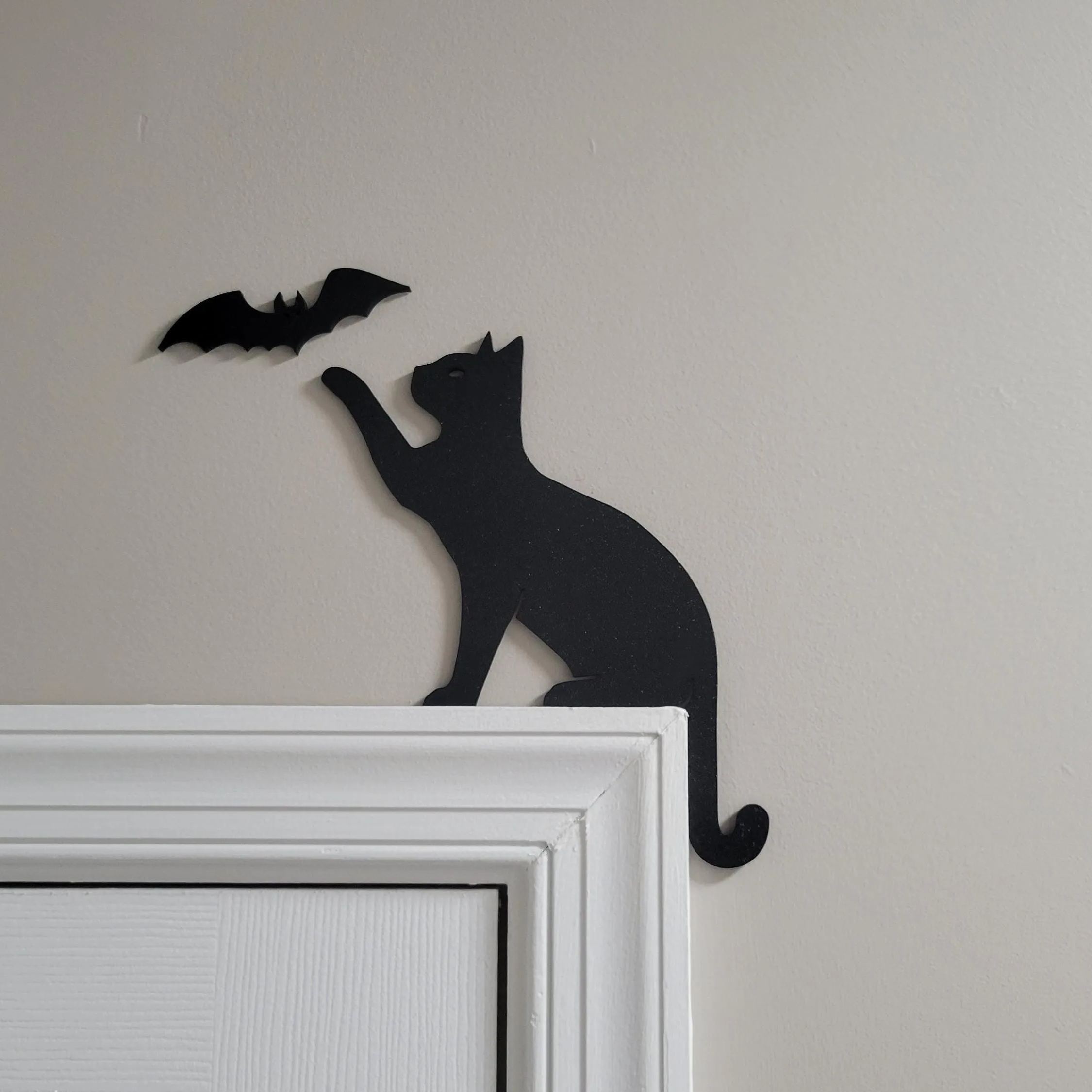 👻🎃Ghost Cat Door Corner Topper