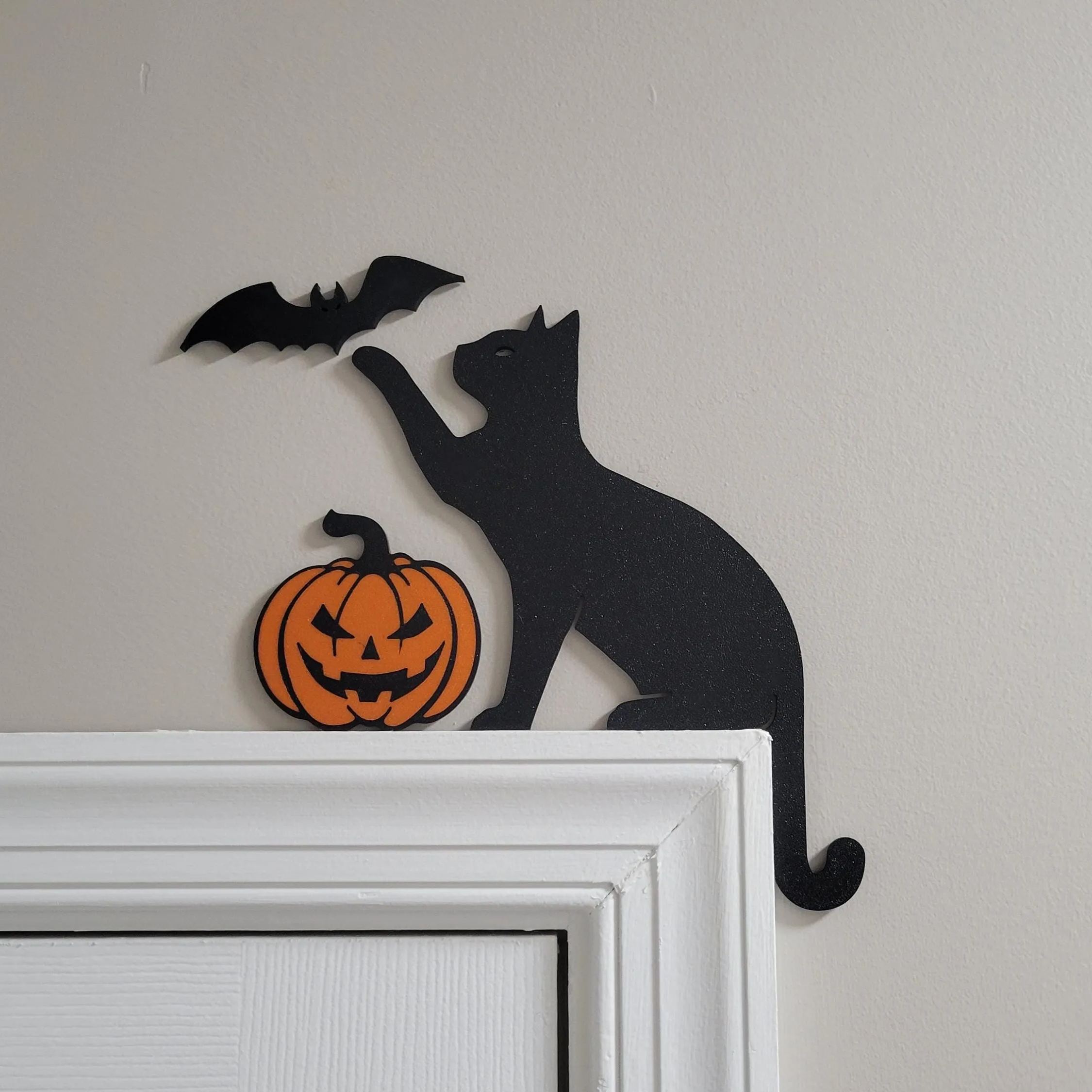 👻🎃Ghost Cat Door Corner Topper