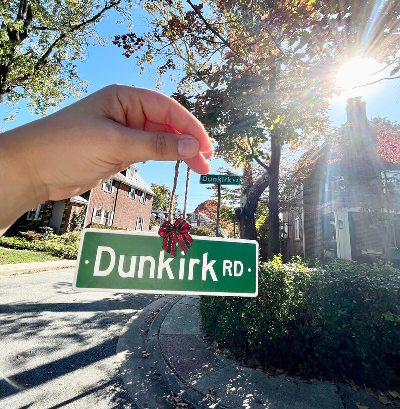 Custom Street Sign Ornament