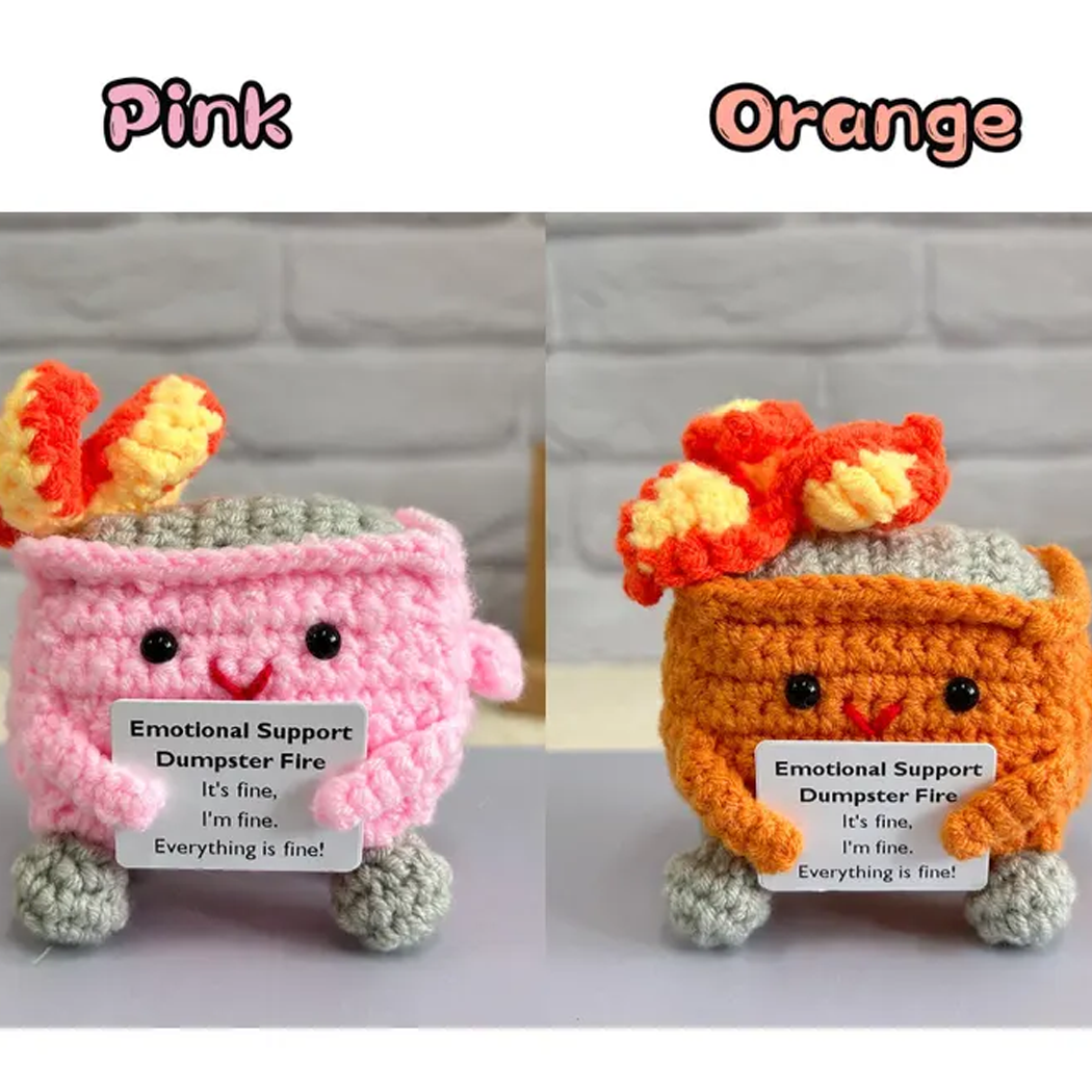 💖🎁Crochet Dumpster Fire