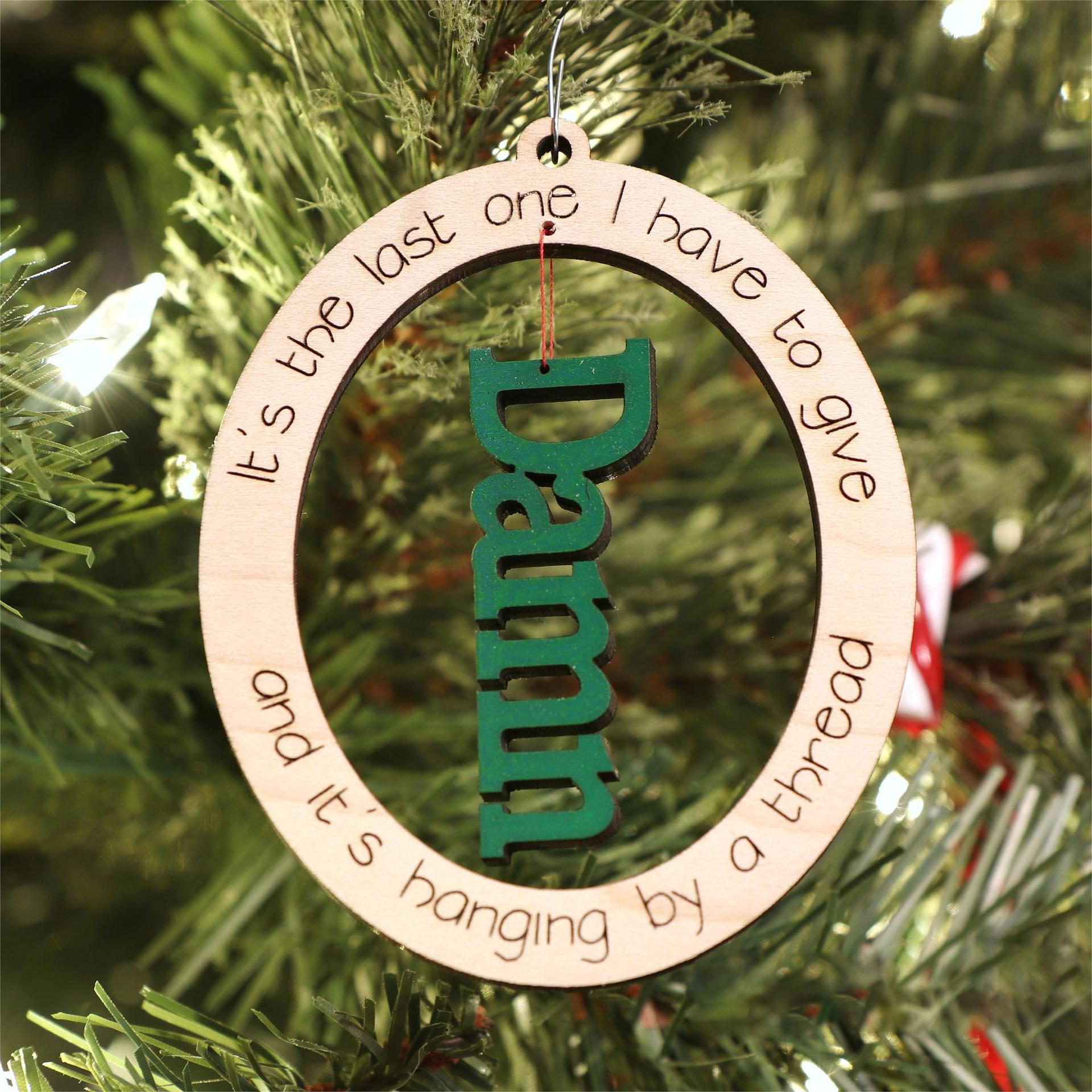Funny Christmas Ornament | Last F*ck 🤣