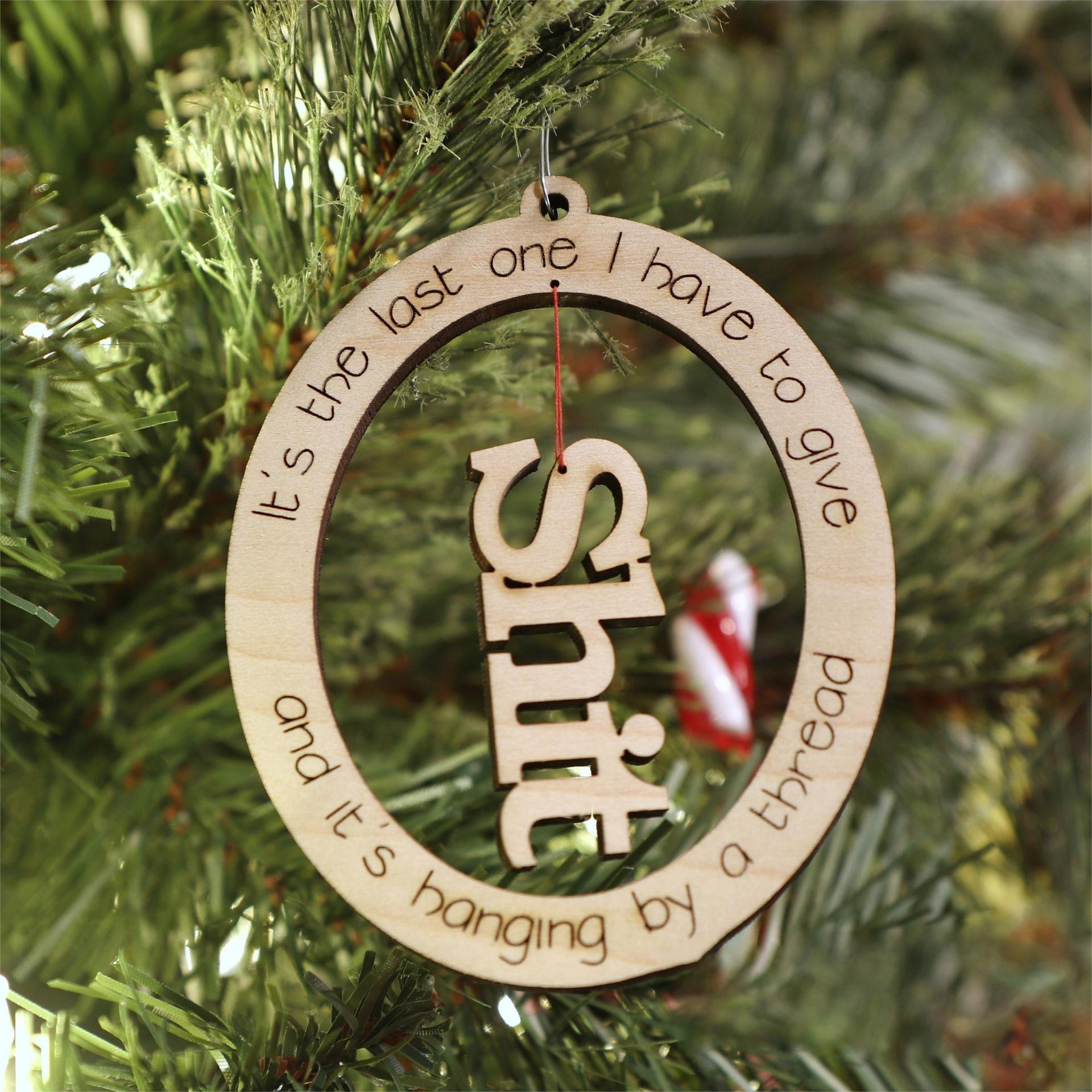Funny Christmas Ornament | Last F*ck 🤣