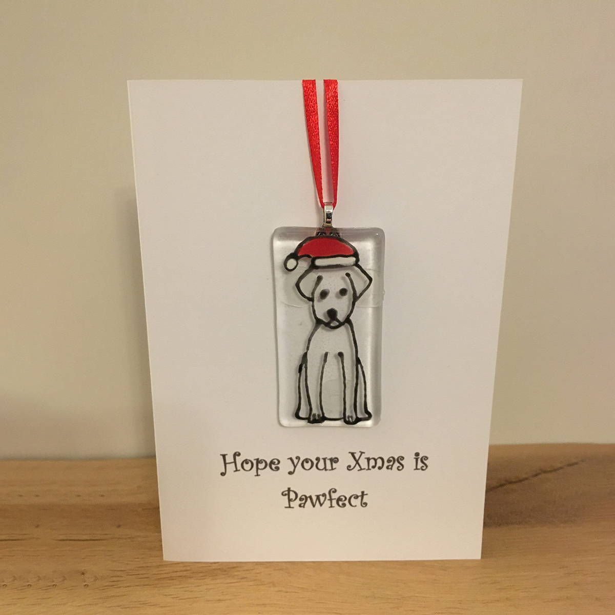Handcrafted Fused Glass Christmas Cards