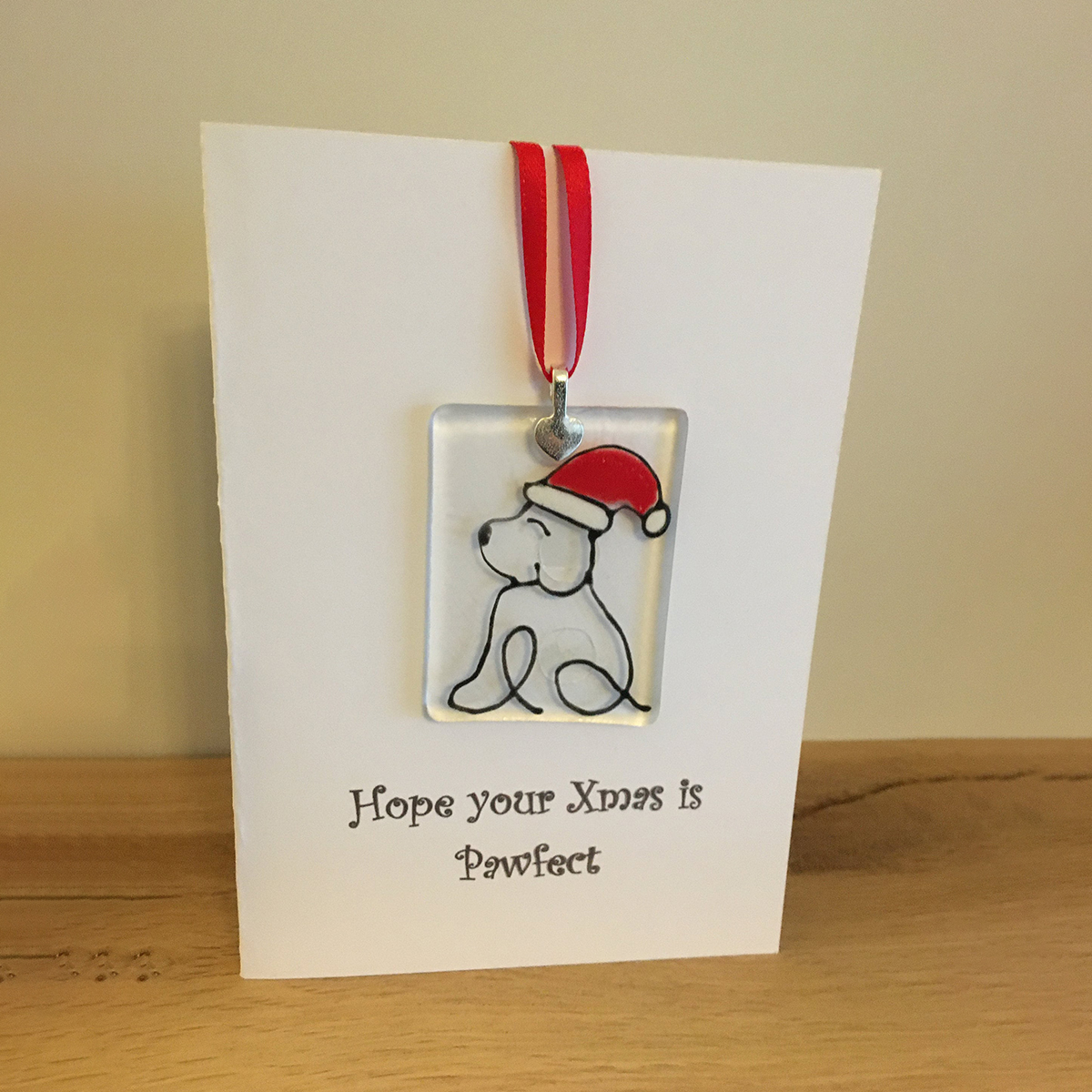 Handcrafted Fused Glass Christmas Cards