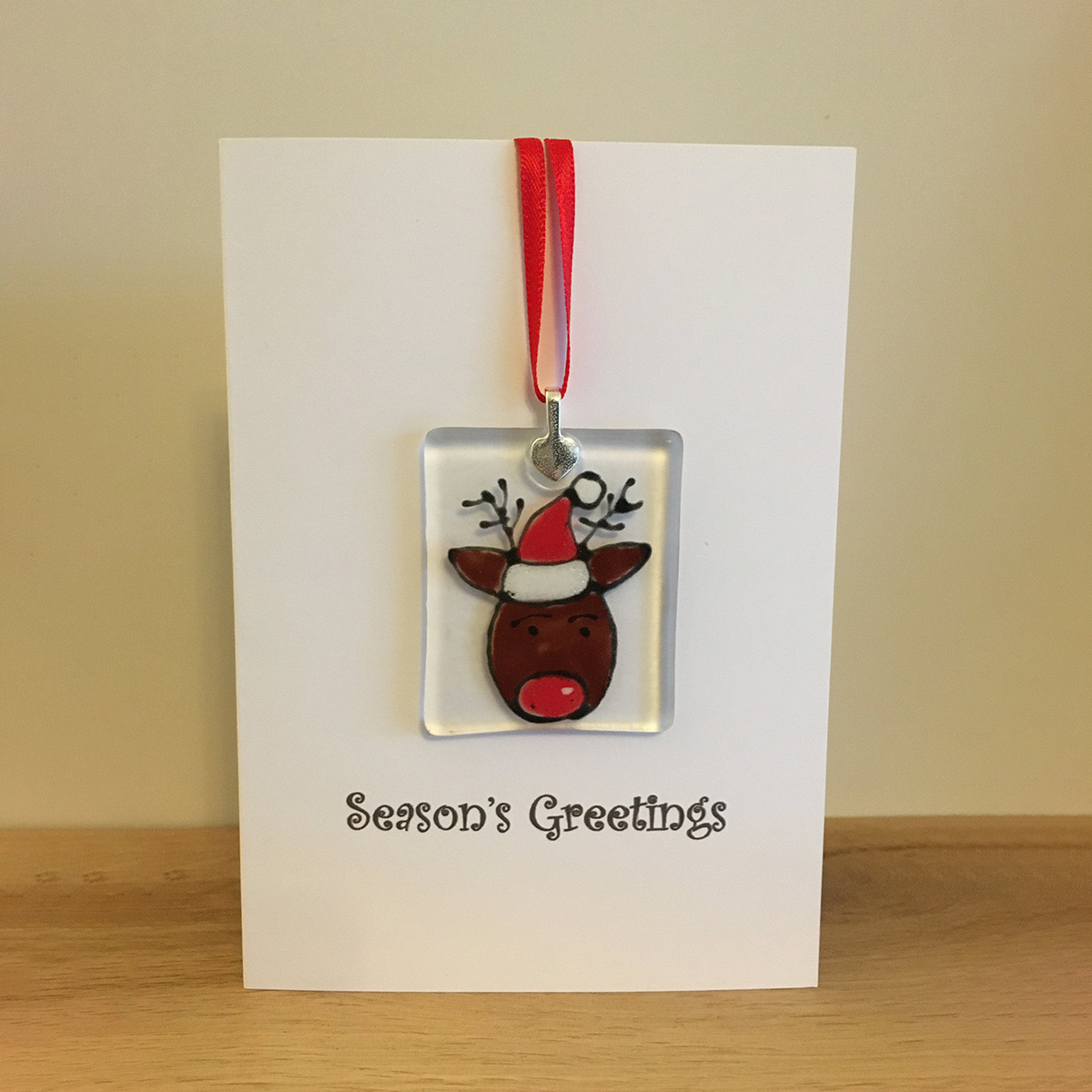 Handcrafted Fused Glass Christmas Cards