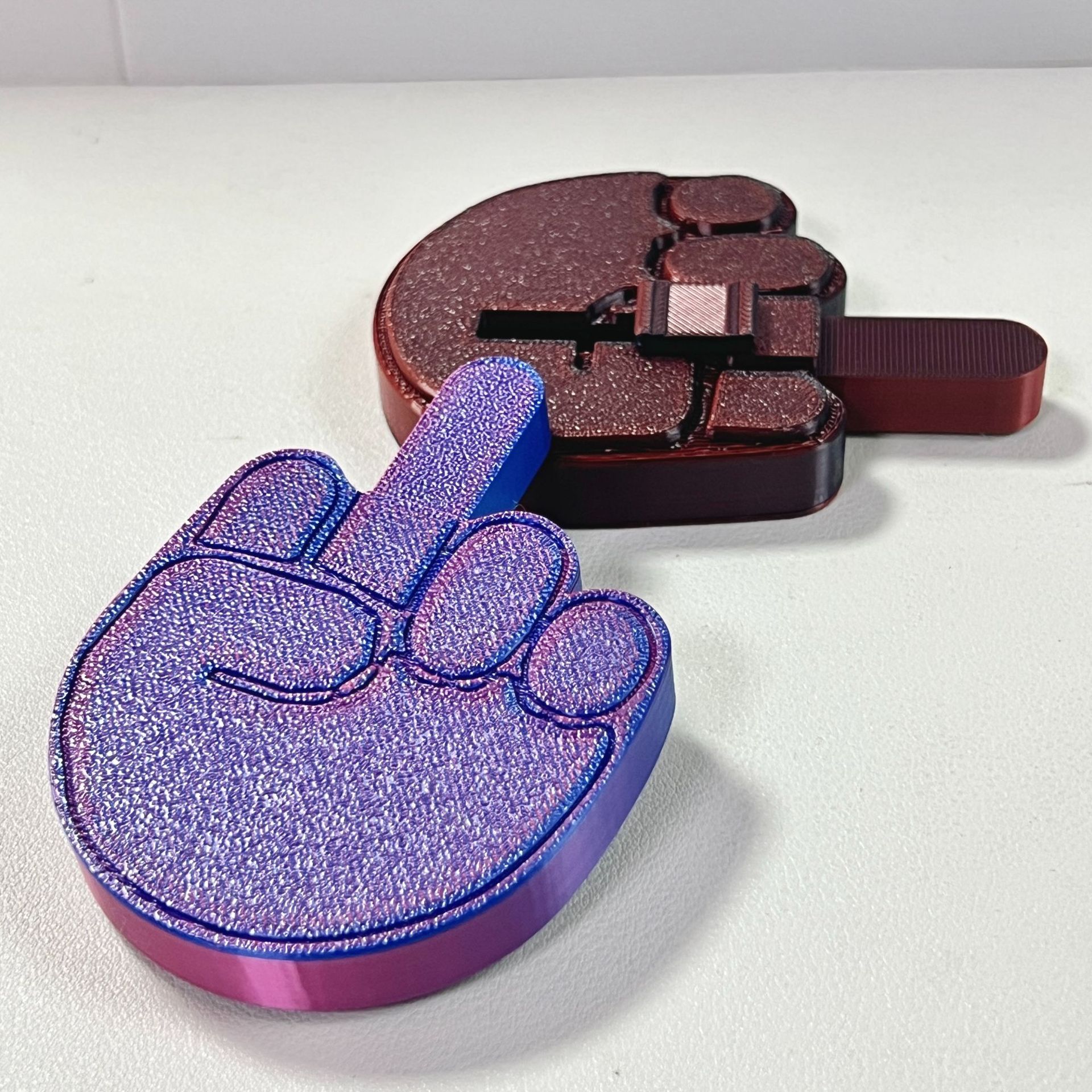 Funny 3D Printed Middle Finger Toy