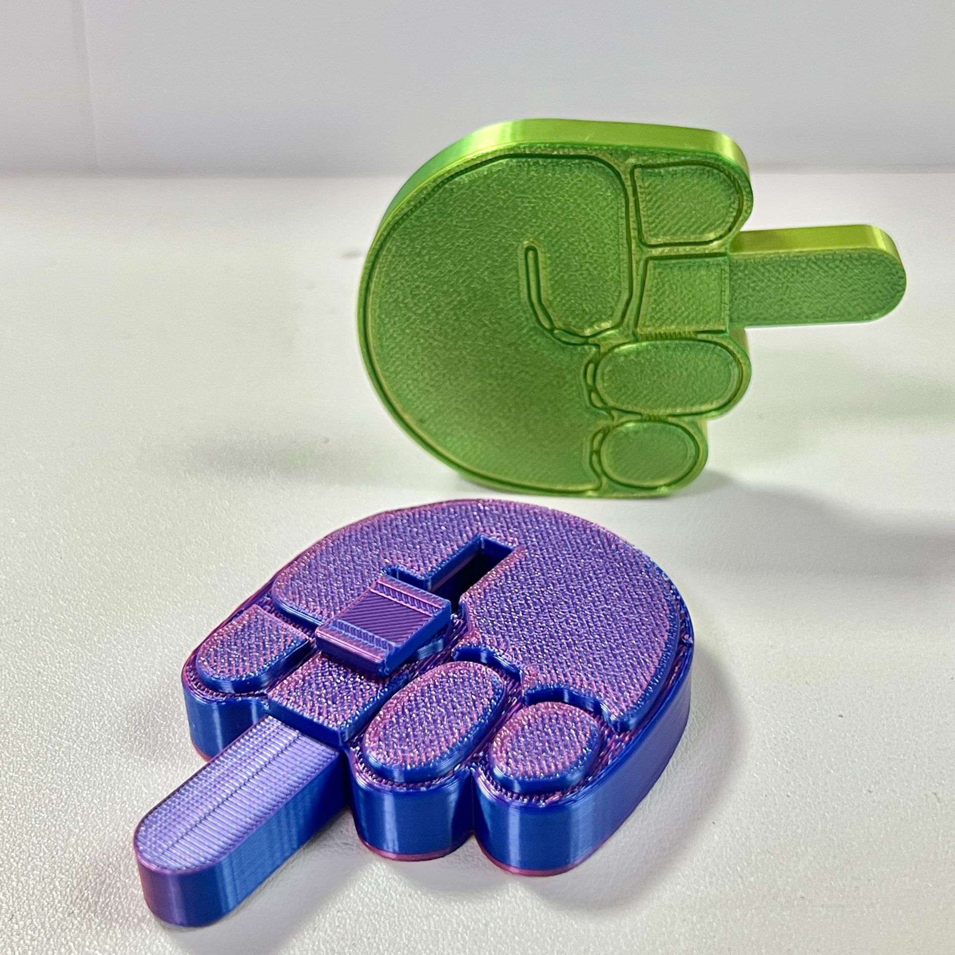 Funny 3D Printed Middle Finger Toy