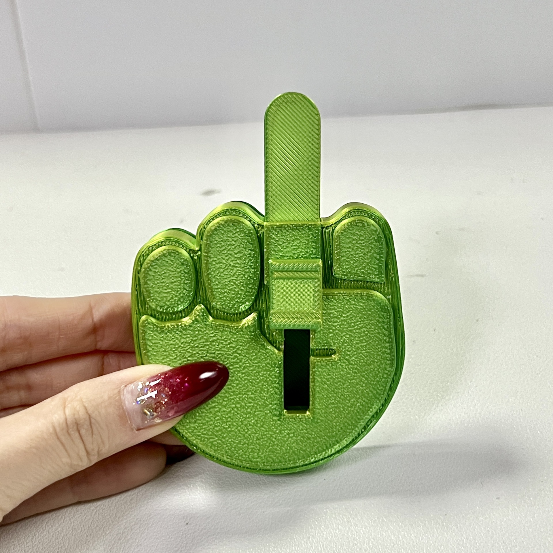 Funny 3D Printed Middle Finger Toy