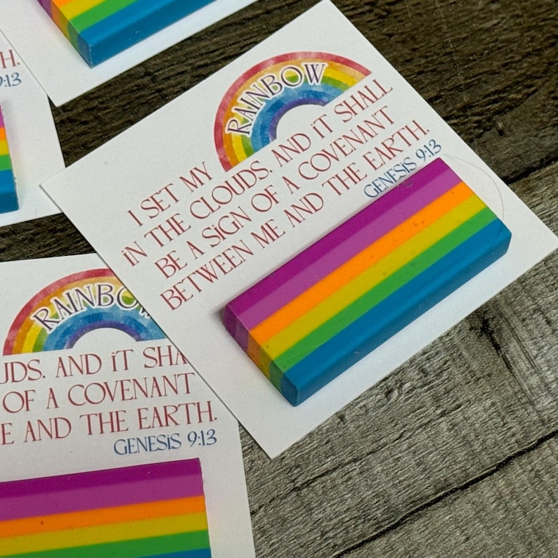 Rainbow Eraser-Easter Gifts for Kids