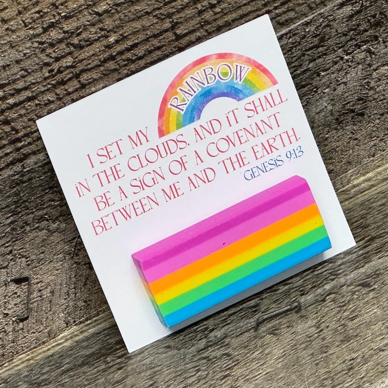 Rainbow Eraser-Easter Gifts for Kids