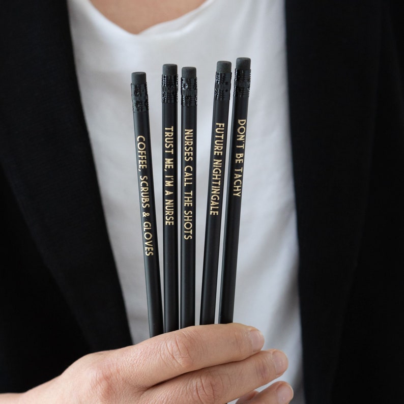 Funny Nurse Pencil Set 