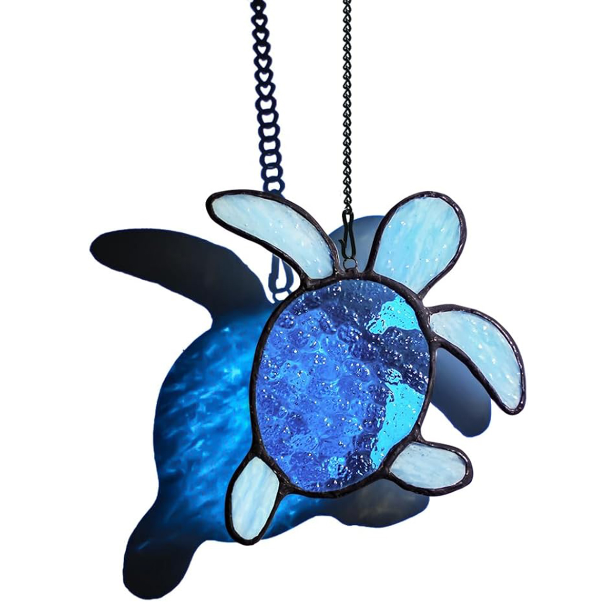 Turtle Stained Glass Suncatcher