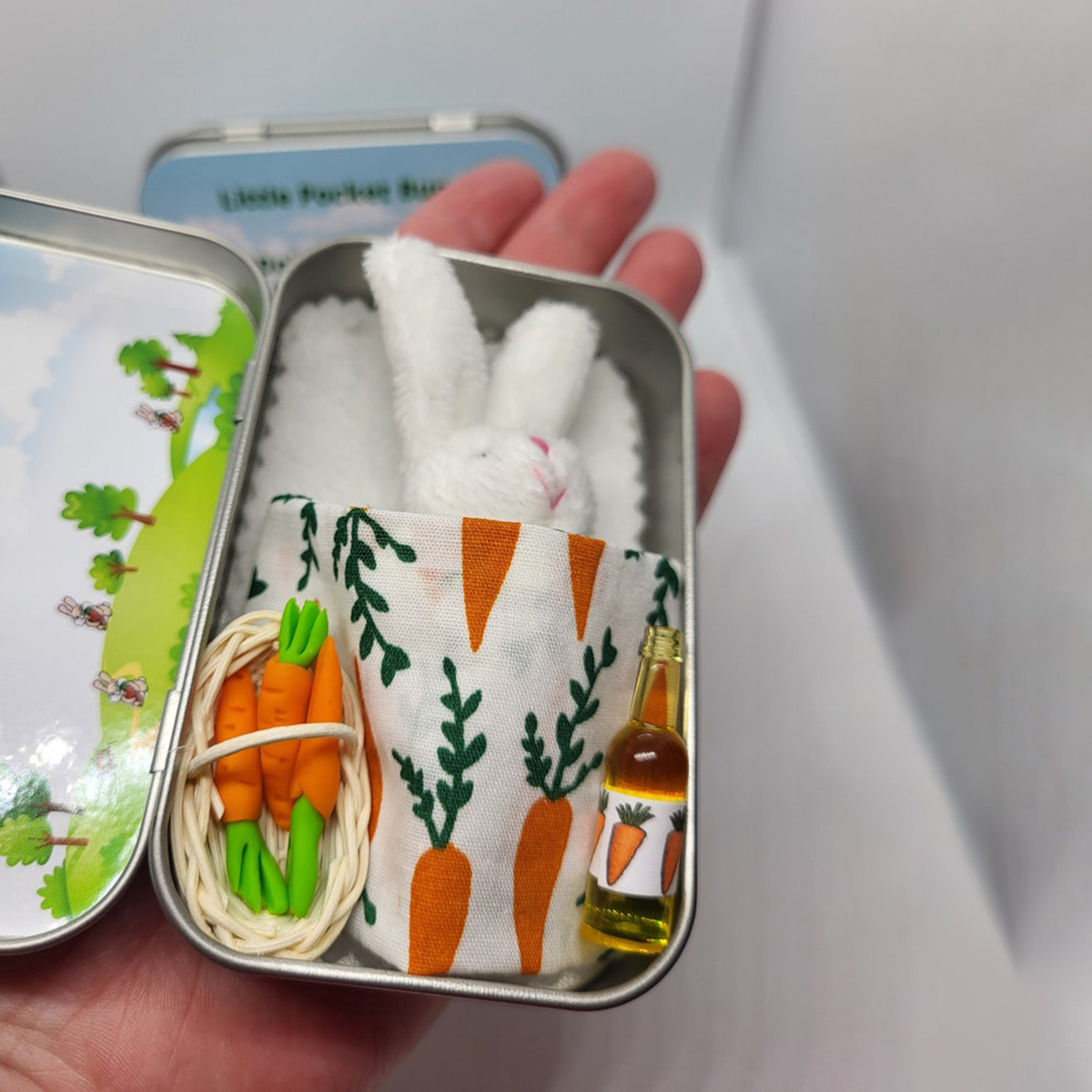Easter Bunny plush pocket