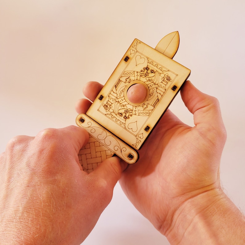 Sword Through Finger Magic Trick Toy 