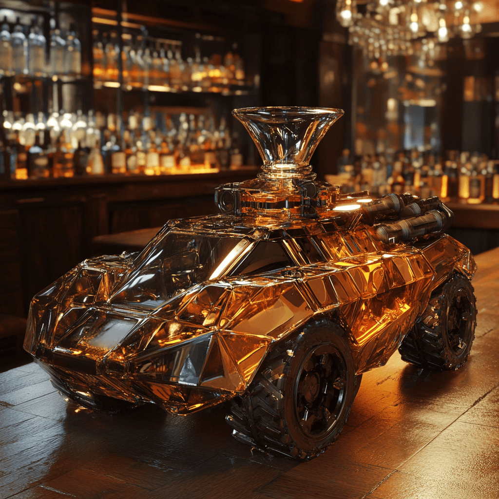 🍻U.S. Army  Armored Vehicle Decanter