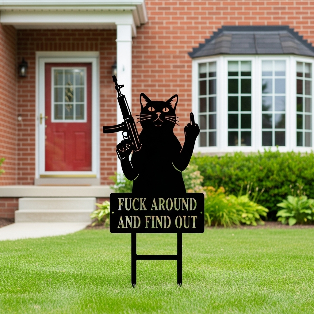 "F*ck Around & Find Out" Garden Guardians