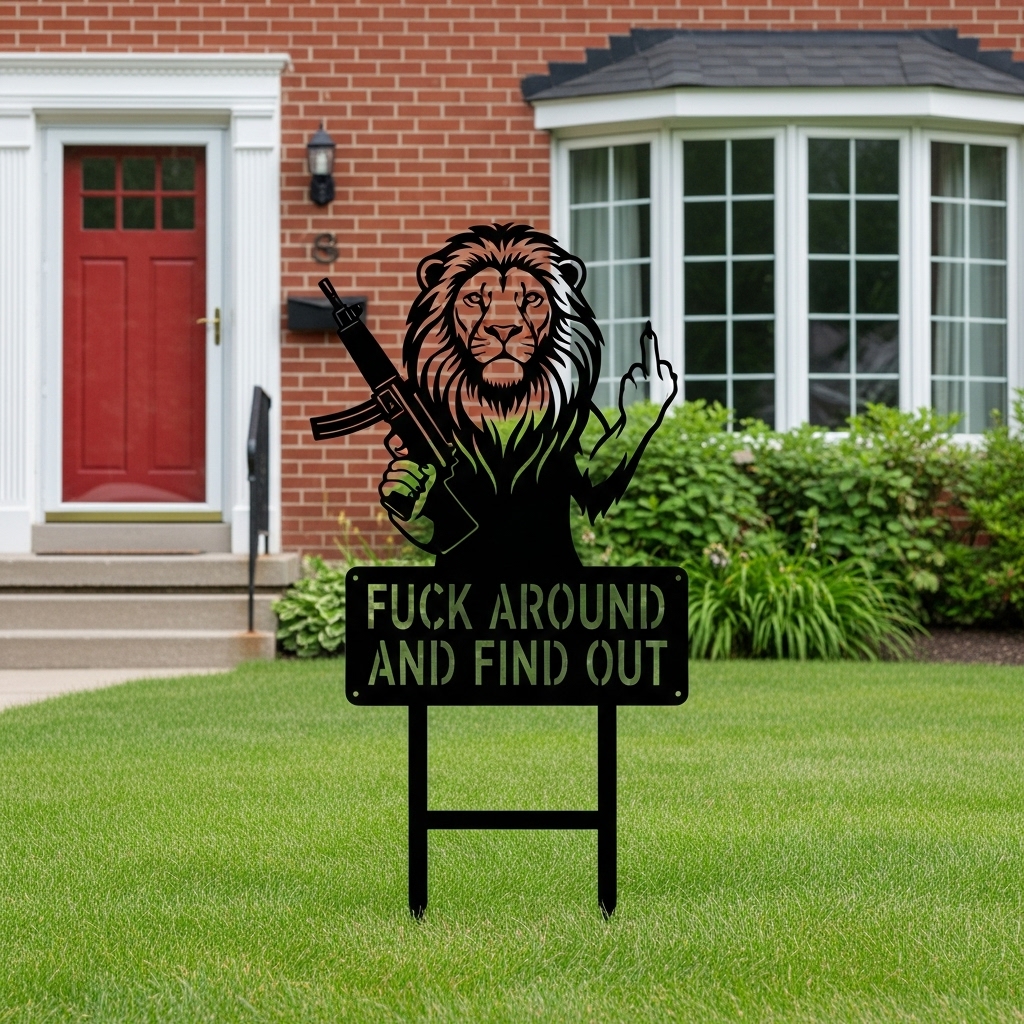 "F*ck Around & Find Out" Garden Guardians