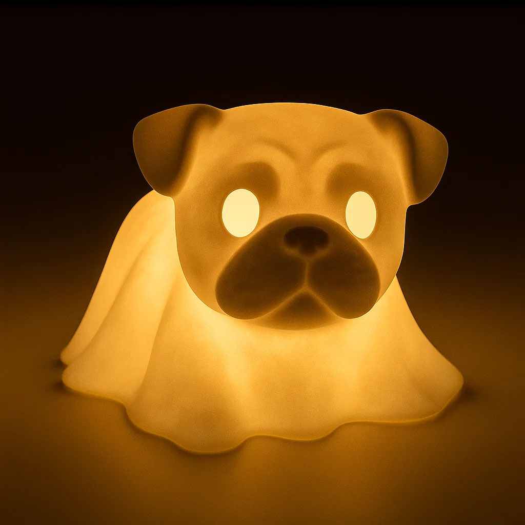 Dachshund Ghost Lamp