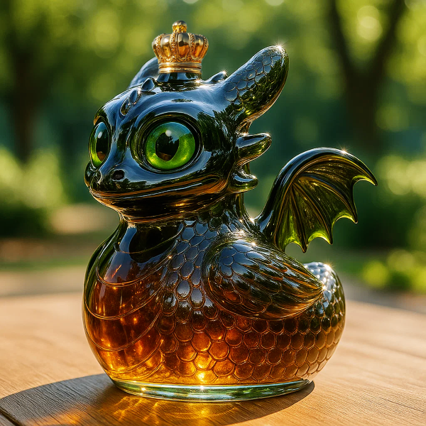 🐉Toothless Whiskey Bottle