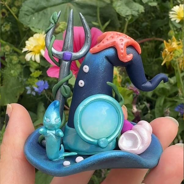 🧙‍♀️Handmade Elemental Witch Hat