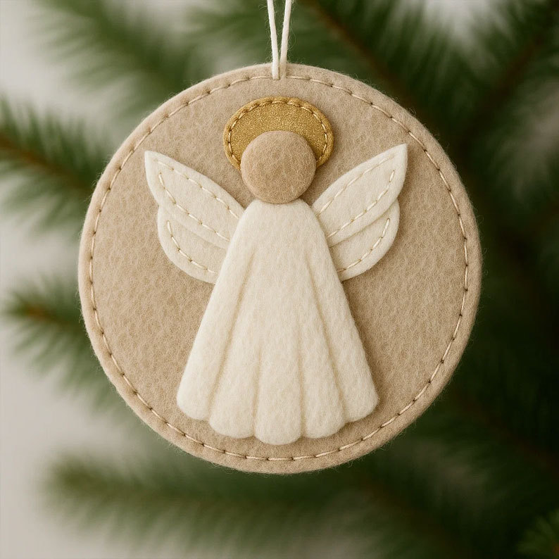 Felt Nativity Scene Ornament