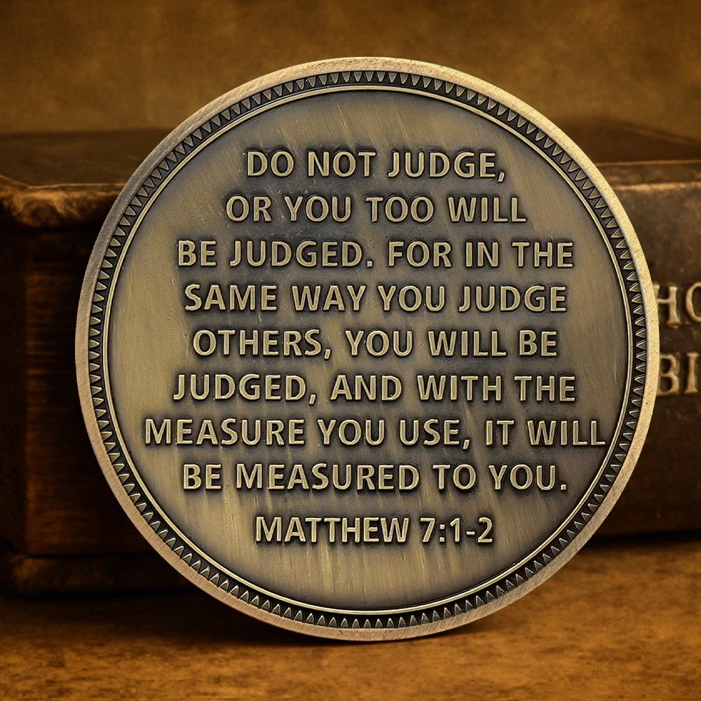 Only God Can Judge Me – Prayer Hands Commemorative Coin
