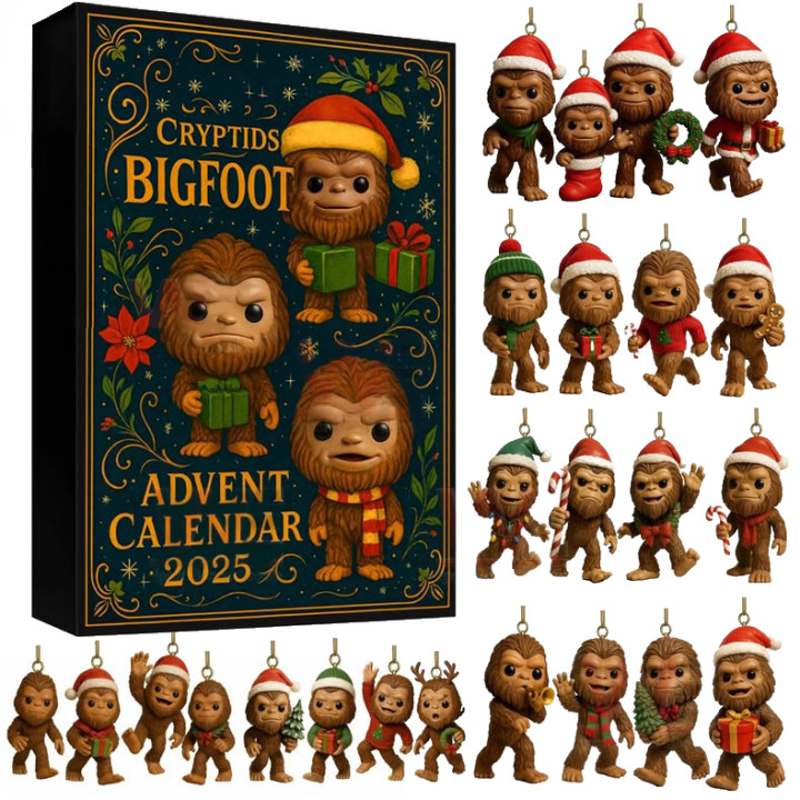 ​​Cryptids Bigfoot Advent Calendar 2025​
